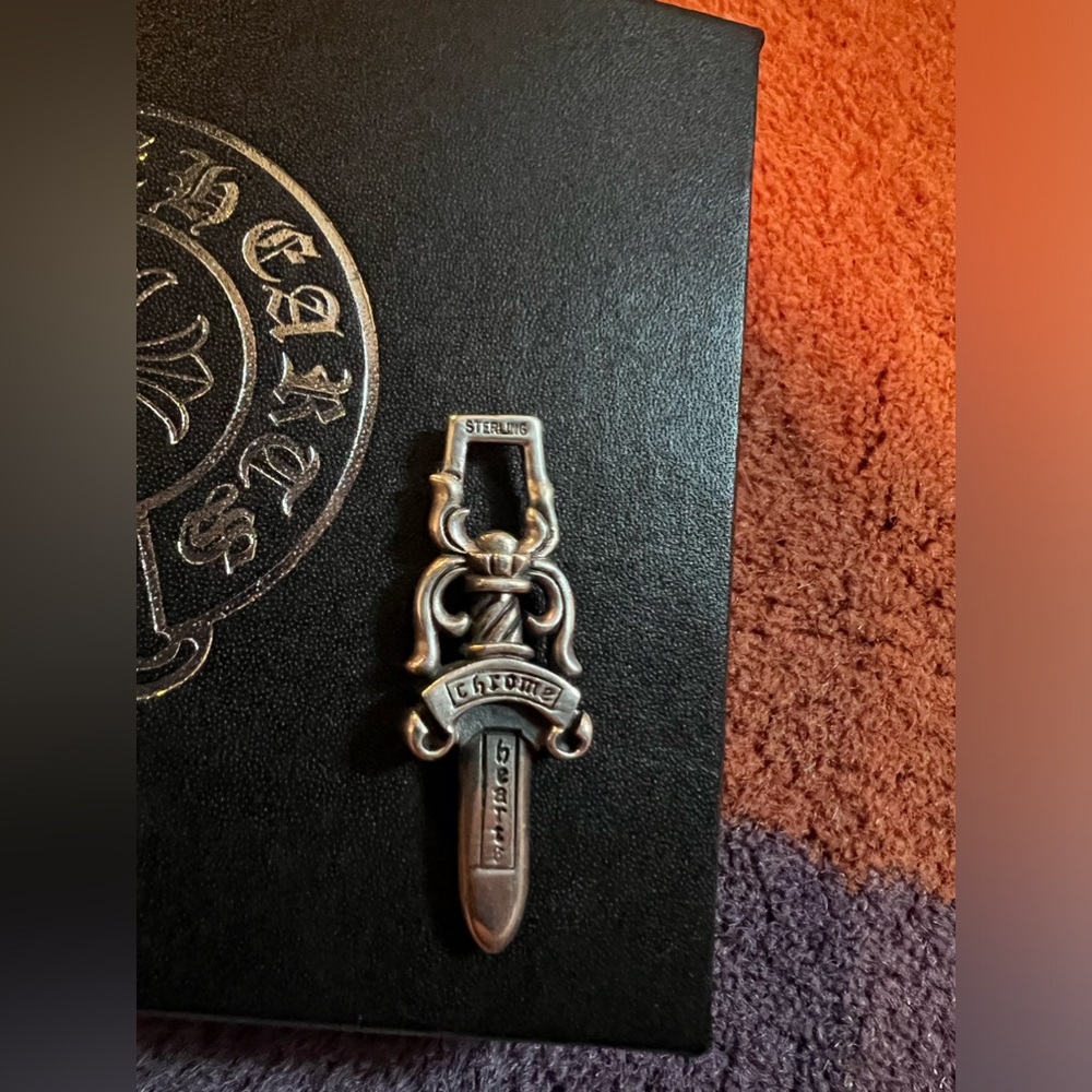 Chrome Hearts Dagger Pendant 925 Silver - Picture 2 of 6